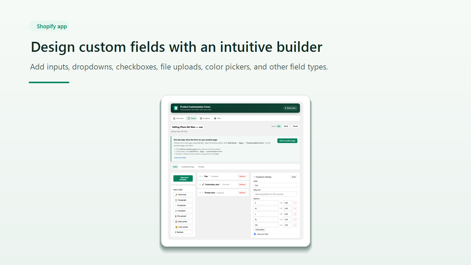 Arvo — Form Builder